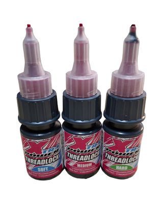 Xtrapower Threadlocks (locktite) set of 3 strengths