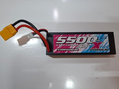 XTRAPOWER - Power Racing 60C - 5500Mah - 2S - 7,4V - XT-90 - Hard Case