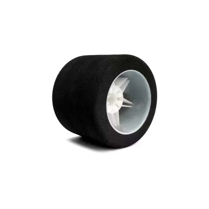 HOTRACE PAIR OF REAR TYRES 1\8 SHORE 35 ON LIGHT RIMS - 76mm - 004-0042-7