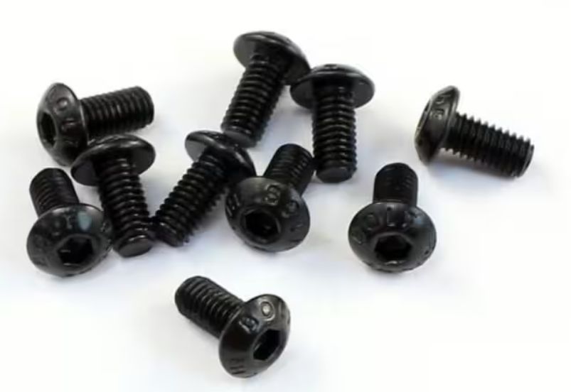 ROC-530012 Roundhead Screw Hex M3 x 6,0mm (10) 2,5