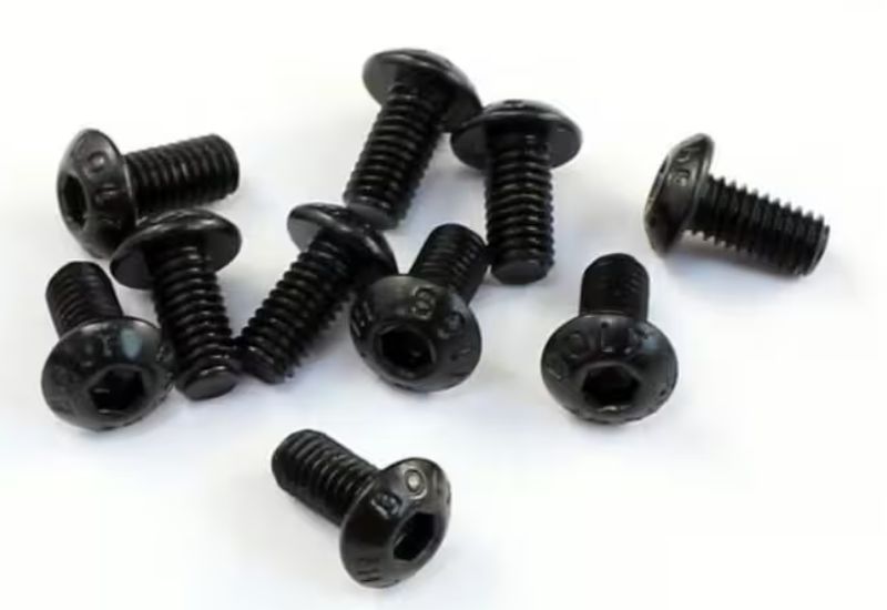 ROC-530012 Roundhead Screw Hex M3 x 6,0mm (10) 2,5