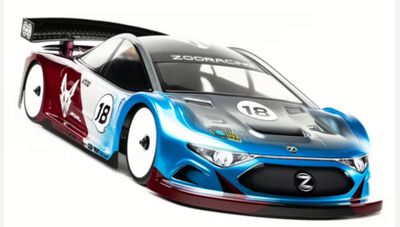 ZooRacing JACKAL Touring Car Body - 0.5mm LIGHTWEIGHT
