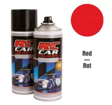 RC Car Colours Lexan Spray 150ml - Red 110
