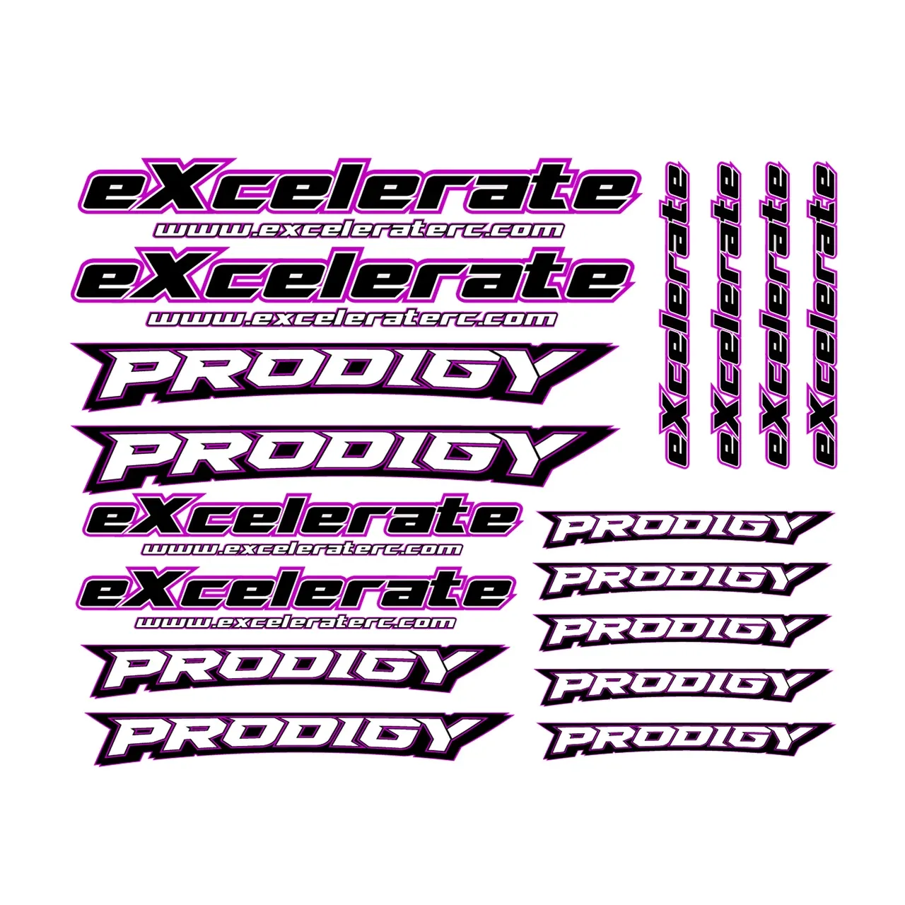 XCE-0910 - Prodigy Decal Sheet