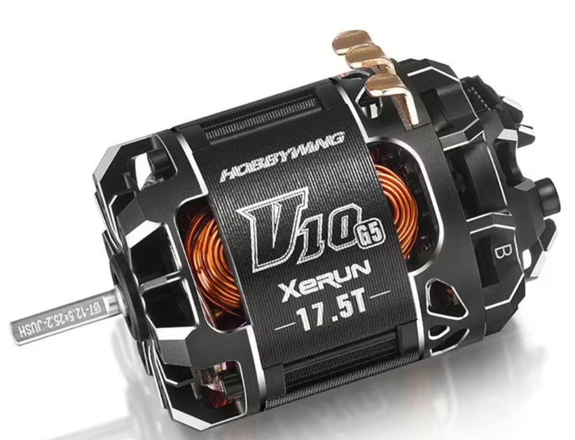 Hobbywing Xerun V10 G5 Sensored Brushless Motor 17.5T Torque 30401764