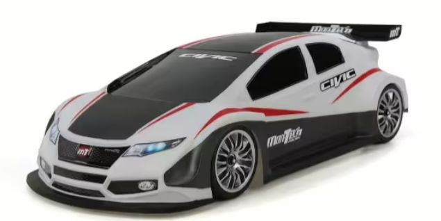 Mon-Tech CIVIC FWD Body Shell 1:10 (clear) Standard 0,7mm 023-001