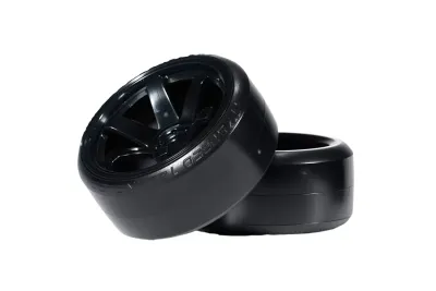 2 Pieces - RC Tire 12mm Hex Hub Rubber For 1/10 Scale RC On-road 10489