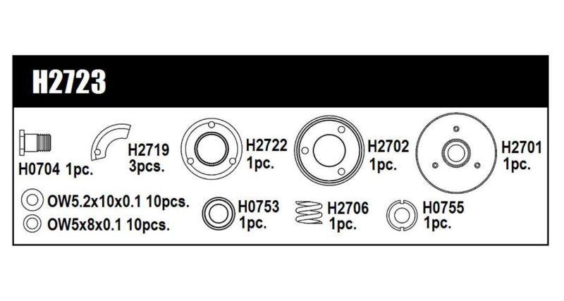 H2723c KUPPLUNGSKIT V2