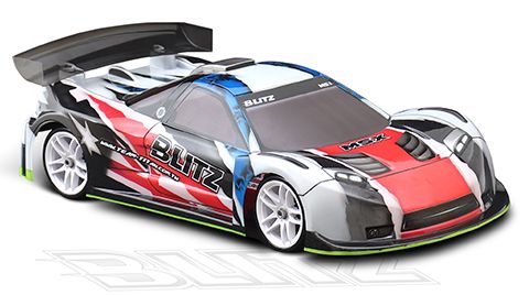 Team Titan Blitz MSX 1:10 GT Body 0,7mm (clear) 190mm 60240-07