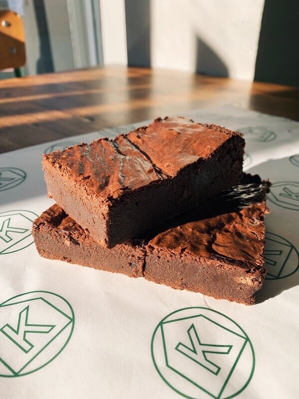 Double chocolate brownies