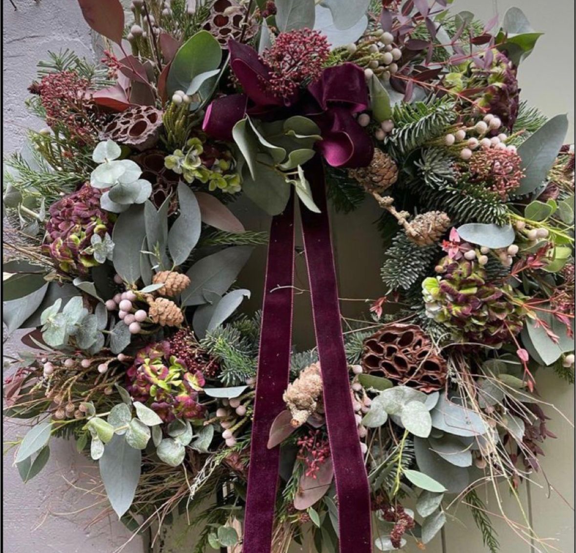 Christmas wreath workshop tickets - Friday 28th November