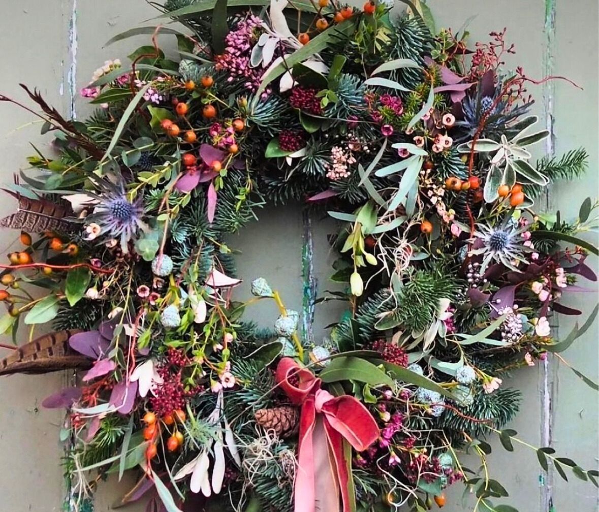Christmas wreath workshop tickets - Tuesday 25th November