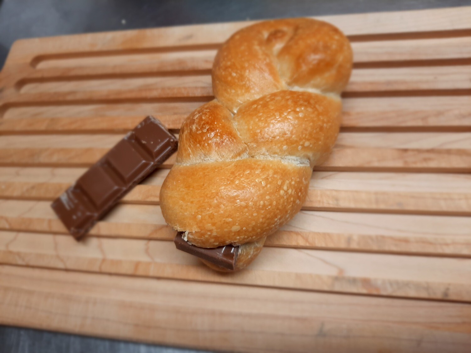 Zöpfli Schoggi schwarz - Chocolate Braid DARK chocolate