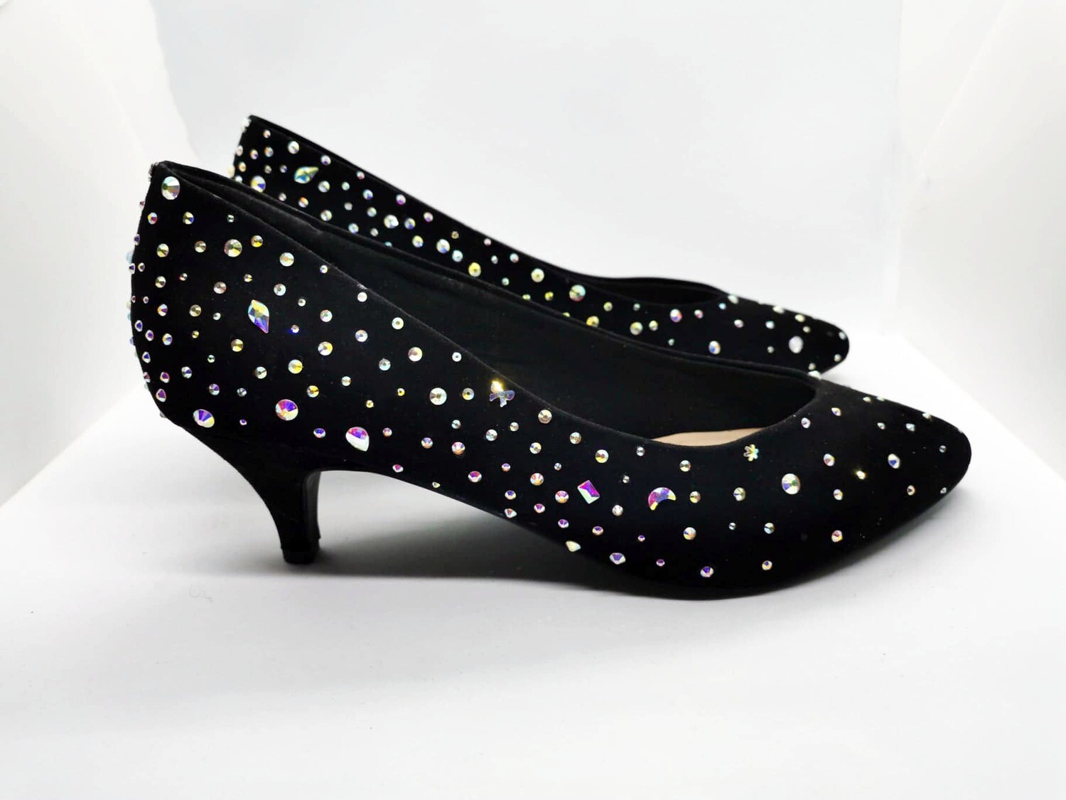Oma Crystal Embellished Heels