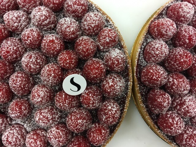 Tarte au Chocolat-Framboises