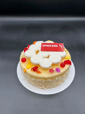 Mlle Coco. Bûche Coco Exotique/Yuzu (Sans gluten)