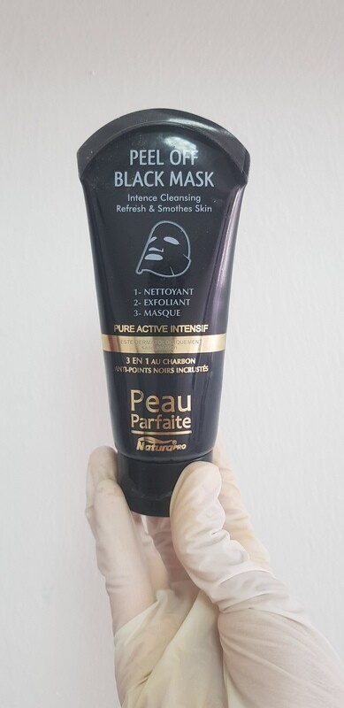Pack masque peel off au charbon+pinceau a masque