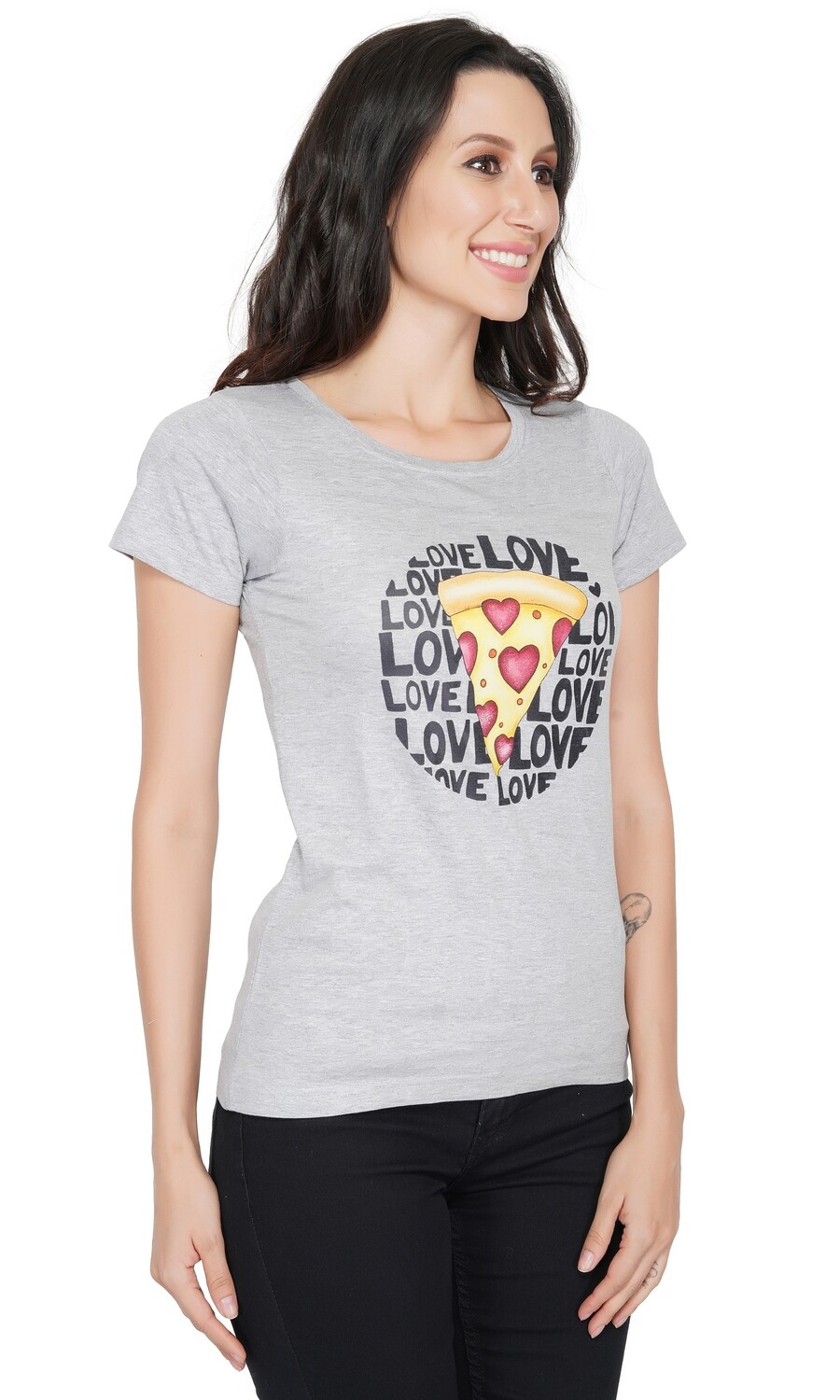 Pizza Print T-shirt
