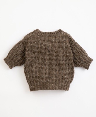 Play Up - Tricot Sweater - Coffee Play Up - Tricot Sweater - Coffee