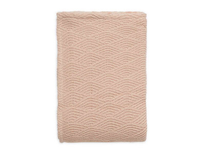 Jollein - Blanket River Pale - Pink/coral Fleece - 75x100cm