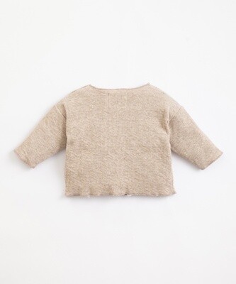 Play Up - Double face sweater - Beige