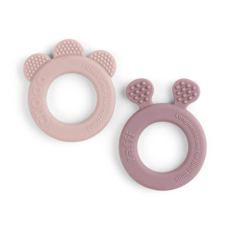 Done by deer - Silicone Teether - 2 Pack - Powder