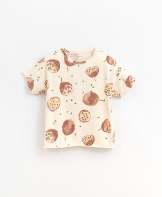 Play Up - T-shirt With Passion Fruit Print - Reed