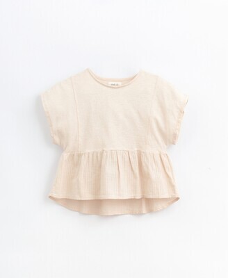 Play Up - Tunic in organic cotton and cotton blend - Reed