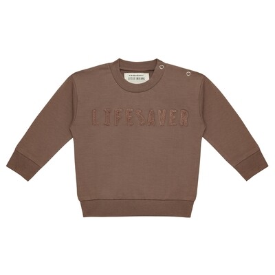 Little Indians - Boxy Sweater Lifesaver - Acorn Brown