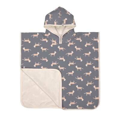 Lassig - Beach Poncho - Tiger Grey - 1-3 jaar Lassig - Beach Poncho - Tiger Grey - 1-3 jaar