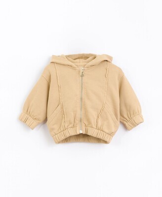 Play Up - Jacket in jersey with hood and pockets - Basketry