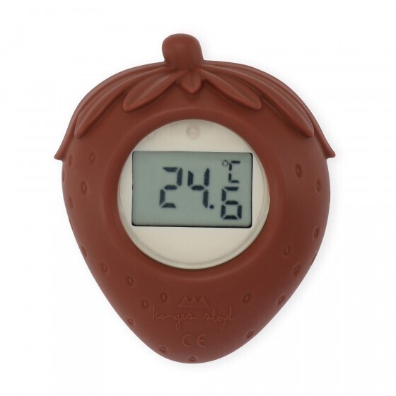Konges Slojd - Silicone Thermometer Strawberry - Rosewood