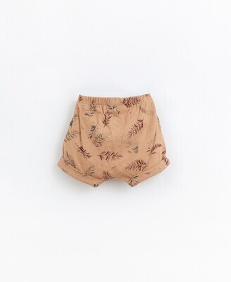 Play Up - Shorts in blend of organic cotton and linen - Braid