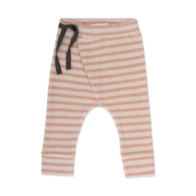 Phil & Phae - Teddy Baby Harem Pants Stripes - Rose Tan