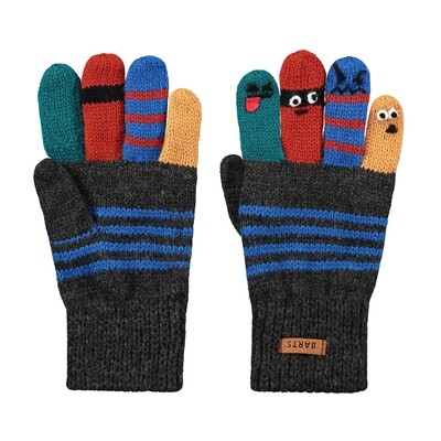 Barts - Puppeteer Gloves - Dark Heather - Size 3