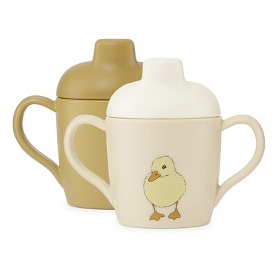 Konges Slojd - 2 Pack Sippy Cup - Duckling