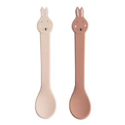 Trixie - Silicone Lepels 2-Pack - Mrs. Rabbit