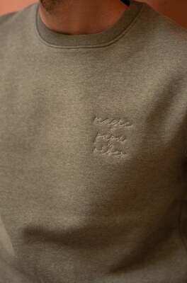 Elle and Rapha - Olive Green Papa Sweater
