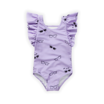 Sproet & Sprout - Kids Swimsuit Ruffle Shades Print
