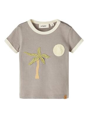 Lil' Atelier Baby - Nbmhali Ss Loose Top Lil - Frost Gray
