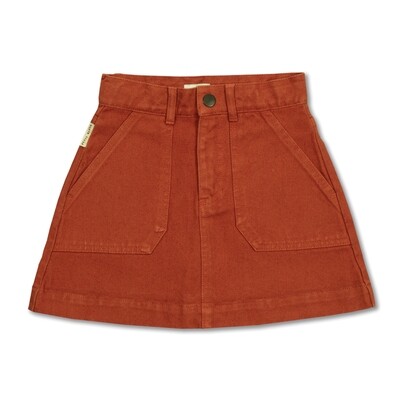 Petit Blush - Cargo Skirt - Bombay Brown