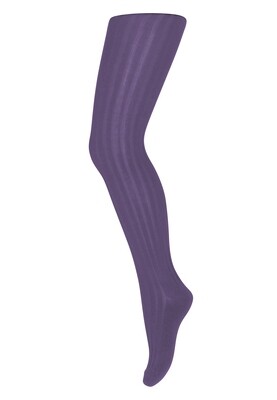 MP Denmark - Cotton Rib Tights - Patrician Purple
