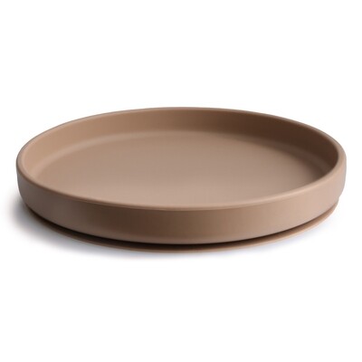 Mushie - Classic Silicone Suction Plate - Natural