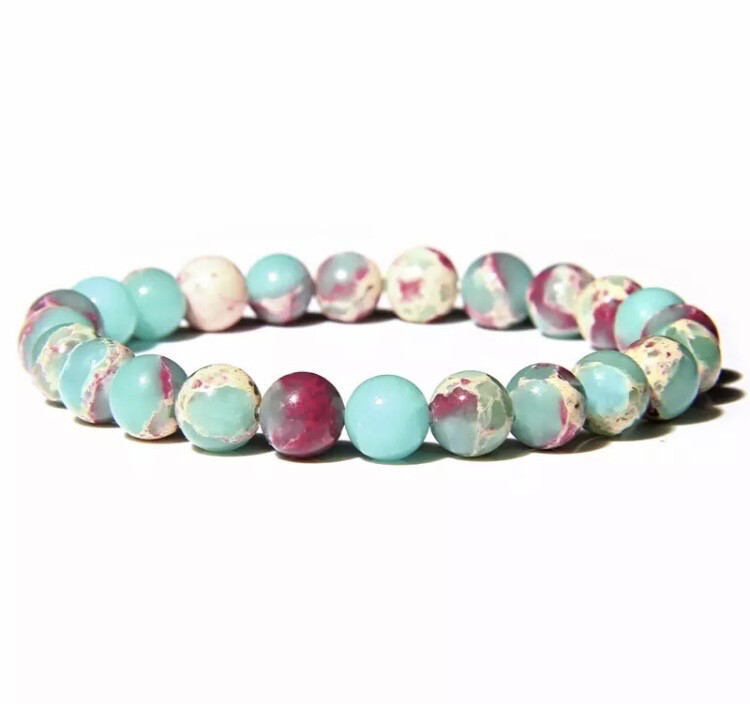 Natuursteen kralen armband shoushan stone