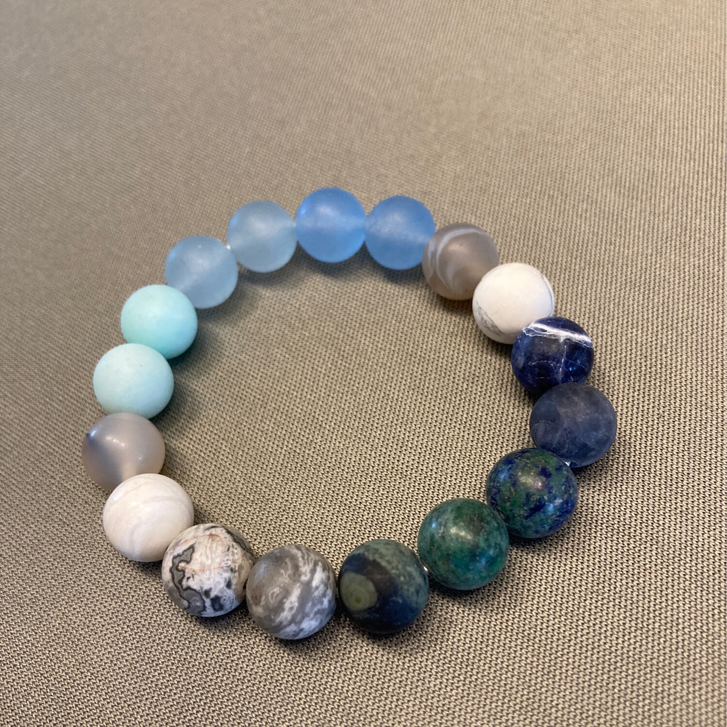 Armband universum planeet natuursteen earth