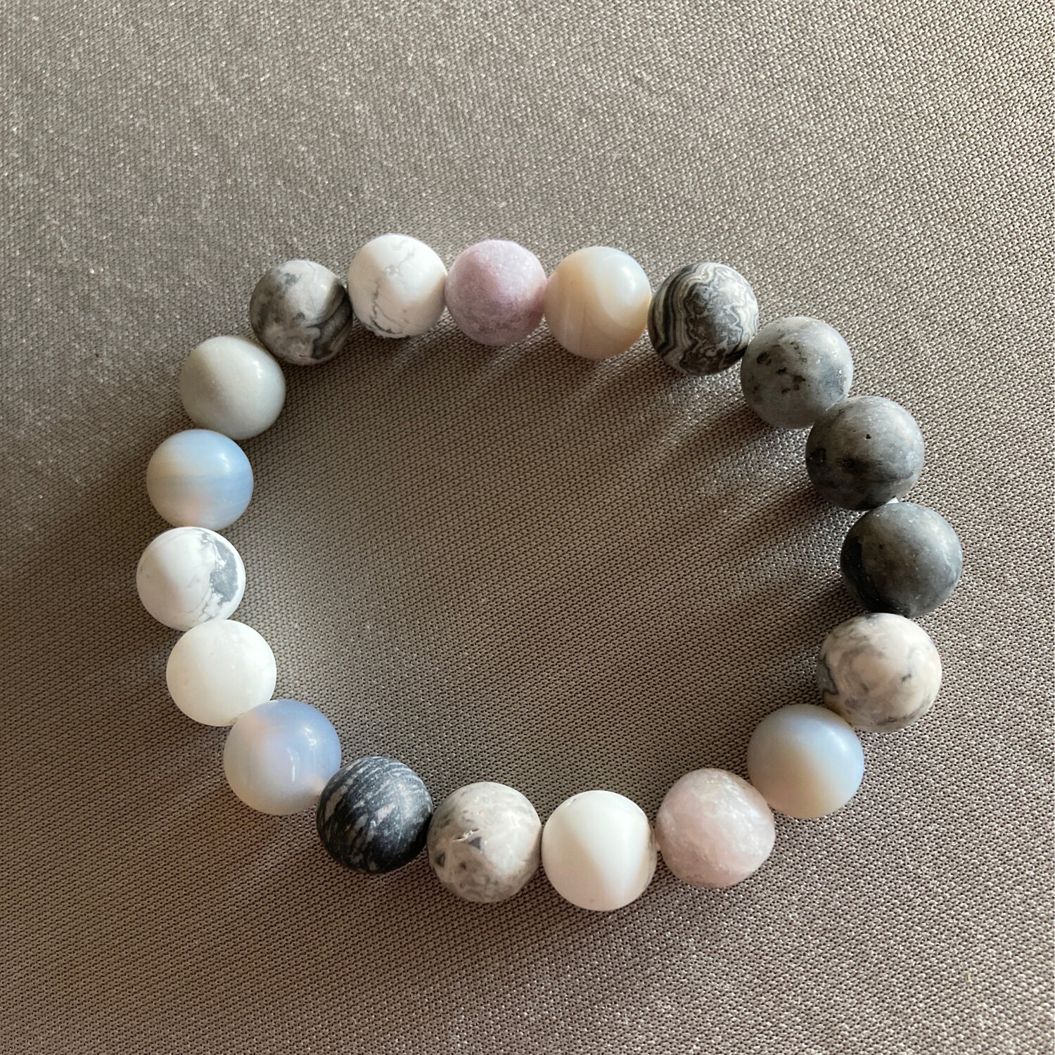 Armband universum planeet natuursteen moon