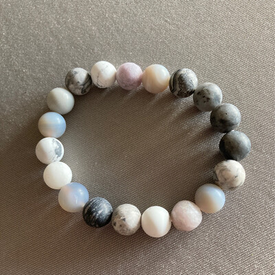 Armband universum planeet natuursteen moon