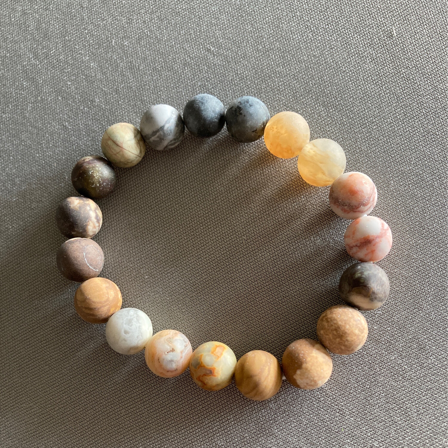 Armband universum planeet natuursteen Jupiter