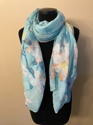 Sjaal bloemen 180x90 cm (3 Kleuren)