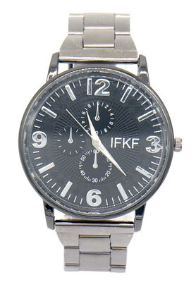 Horloge heren gun metal